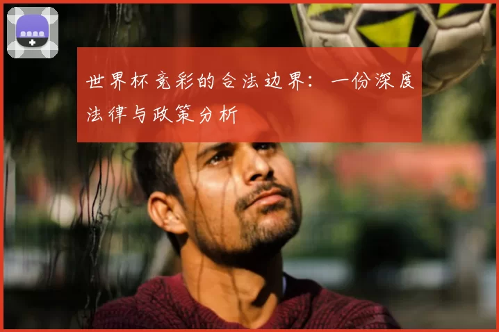 世界杯竞彩的合法边界：一份深度法律与政策分析