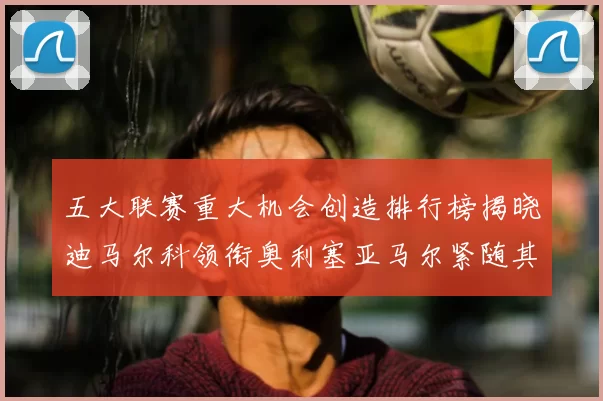 五大联赛重大机会创造排行榜揭晓迪马尔科领衔奥利塞亚马尔紧随其后