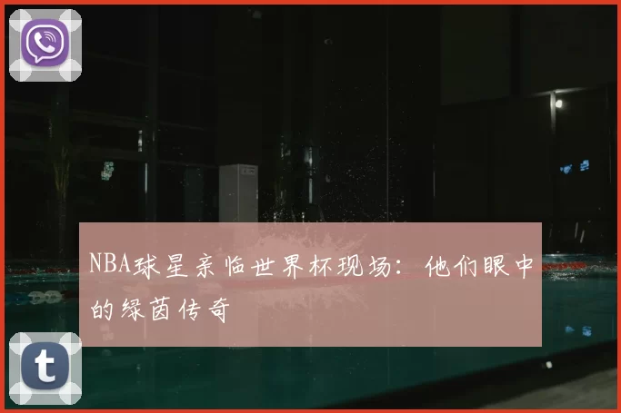 NBA球星亲临世界杯现场：他们眼中的绿茵传奇