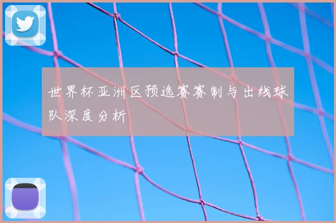 世界杯亚洲区预选赛赛制与出线球队深度分析